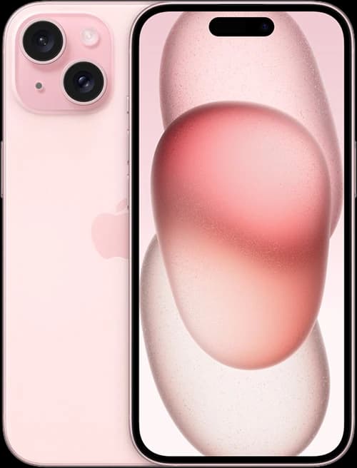 iPhone 15, frente e verso